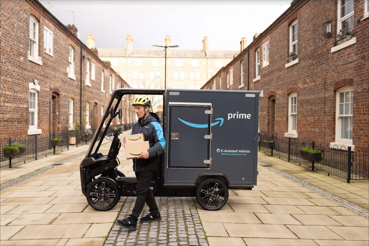 Amazon expands e cargo bike fleet with new delivery hubs Move